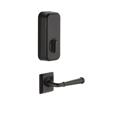 Emtek EMP4413 Franklin Handleset Interior Trim with Empowered Smart Lock Upgrade