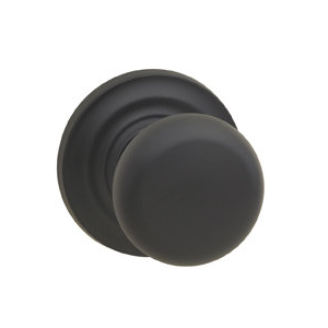 Omnia 458TD-10B Colonial Door Knob Set with Traditional Rose
