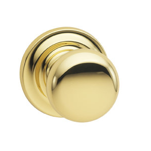 Omnia 458TD-3A Colonial Door Knob Set with Traditional Rose