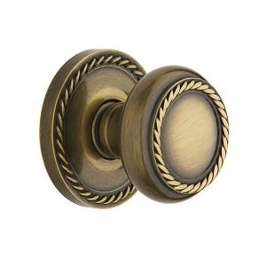 Baldwin Estate 5064 door Knob Set Satin Brass and Black (050)