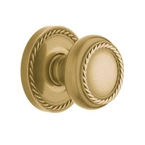 Baldwin Estate 5064 door Knob Set Satin Brass and Brown (060)