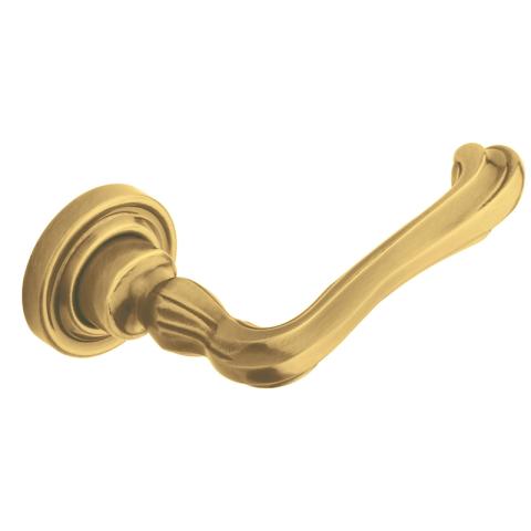 Baldwin Estate 5101 Lever Set shown in Satin Brass & Brown (060)