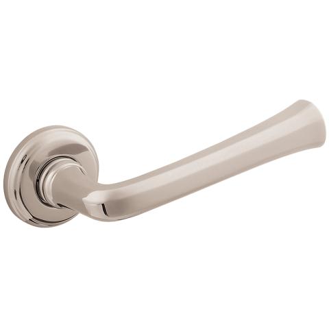 Baldwin Estate 5112 Lever Set shown in Lifetime Polished Nickel (055)