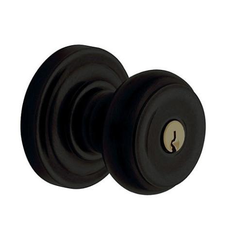 Baldwin 5210.ENTR Colonial Keyed Entry 190 Satin Black