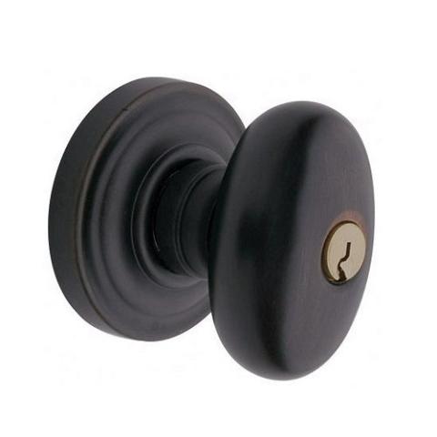 Baldwin 5225.ENTR Egg Keyed Entry 102 Oil Rubbed Bronze