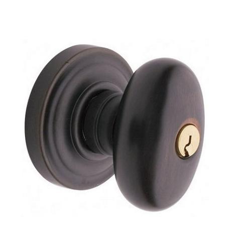 Baldwin 5225.ENTR Egg Keyed Entry 112 Venetian Bronze