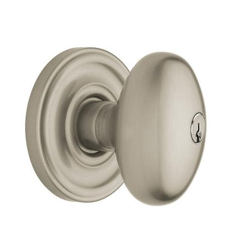 Baldwin 5225.ENTR Egg Keyed Entry 150 Satin Nickel