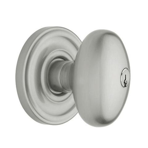 Baldwin 5225.ENTR Egg Keyed Entry 264 Satin Chrome