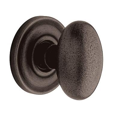 Baldwin Estate Pre-Configured 5025 Egg Door Knob Distressed Oil Rubbed Bronze