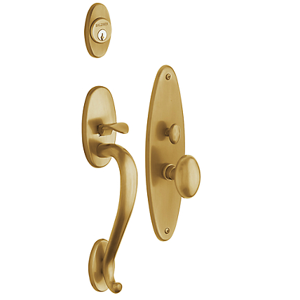 Baldwin Estate 6560 Lexington Mortise Handleset Vintage Brass (033)