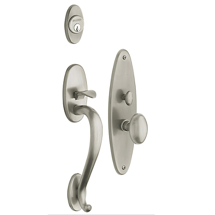 Baldwin Estate 6560 Lexington Mortise Handleset Satin Nickel (150)