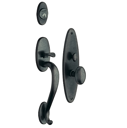 Baldwin Estate 6560 Lexington Mortise Handleset Distressed Oil Rubbed Bronze