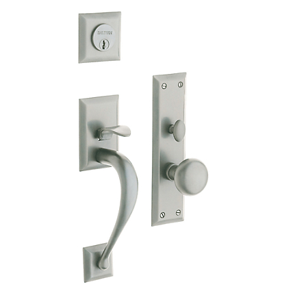 Baldwin Estate 6571 Concord Mortise Handleset Satin Nickel (150)