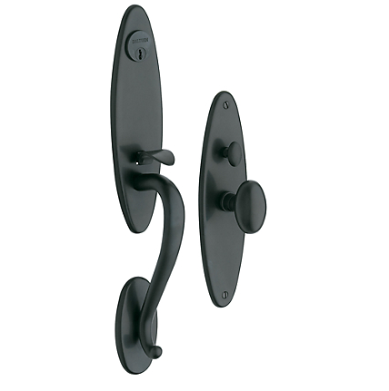 Baldwin Estate 6573 Springfield Mortise Handleset in Oil Rubbed Bronze (102)