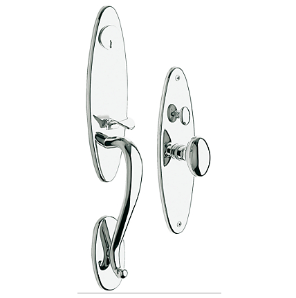 Baldwin Estate 6573 Springfield Mortise Handleset in Polished Chrome (260)