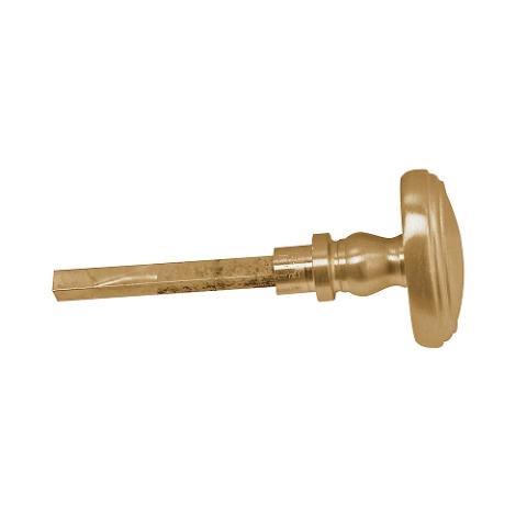 Baldwin Estate 6725 Turn Knob Lacquered Vintage Brass (034)