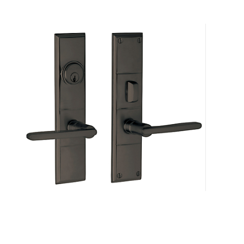Baldwin Estate 6973 Houston Mortise Entrance Set in Oil Rubbed Bronze