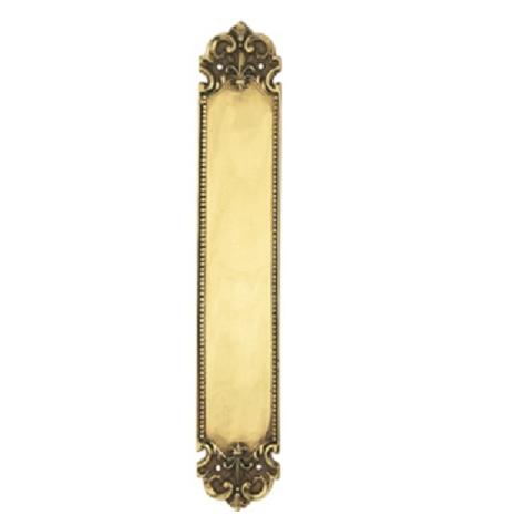 Nostalgic Warehouse San Francisco Push Plate Polished Brass (PB)
