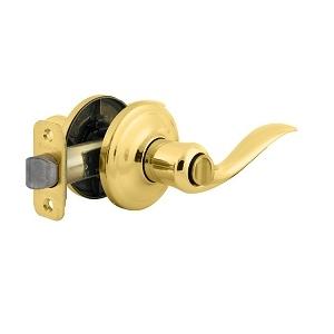 Kwikset Tustin 730TNL Privacy 3 Polished Brass