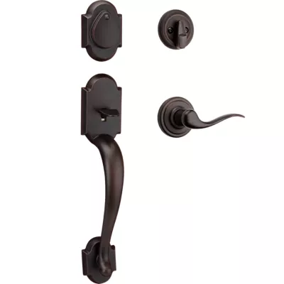 Kiwkset Signature Series 800AUH Austin Handleset Venetian Bronze