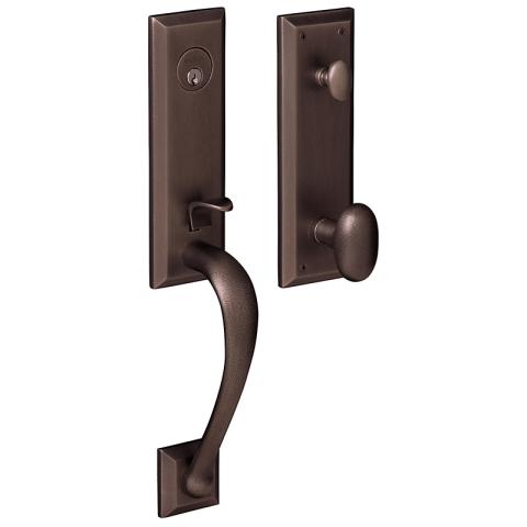 Baldwin Estate 85352 Cody 3/4 Handleset Distressed Venetian Bronze