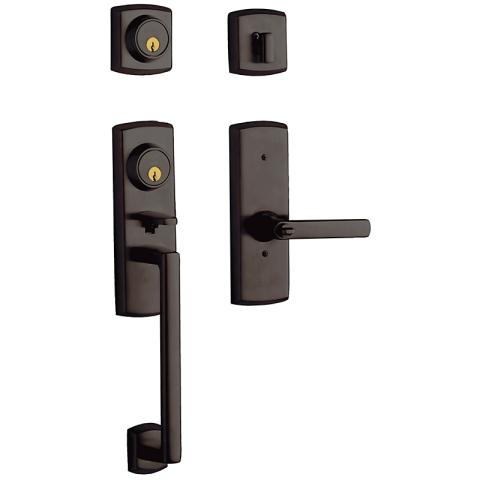 Baldwin 85385 Soho Handleset w/Soho Lever in Venetian Bronze (112)