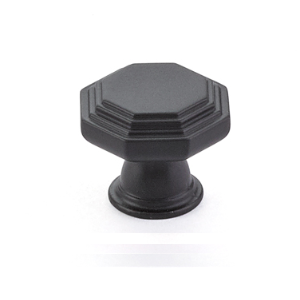 Emtek 86465, 86466 Transitional Heritage Midvale Cabinet Knob flat Black