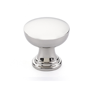 Emtek 86467, 86468 Transitional Heritage Overland Cabinet Knob Polished Nickel