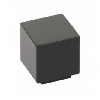 Emtek 86700 Modern Rectangular Allerton Cabinet Knob Flat Black (US19)