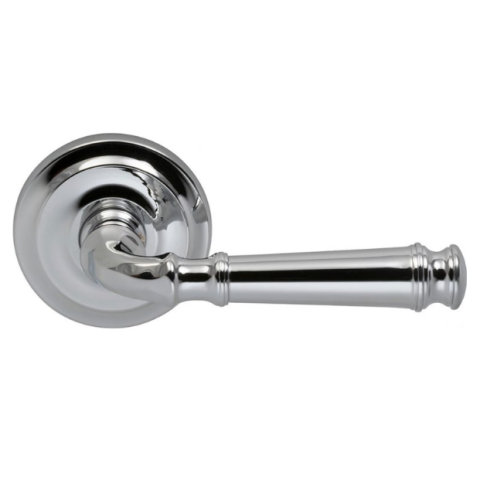Omnia 904 Lever Latchset Polished chrome (US26)