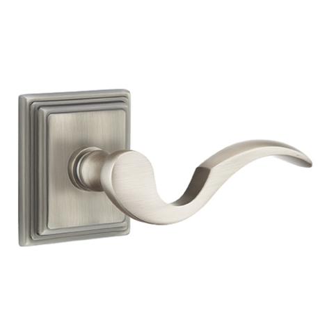 Emtek Cortina Door lever Wilshire Rose Antique Pewter (US15A)