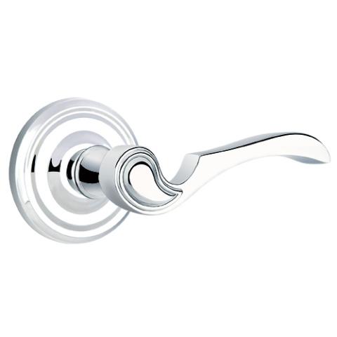 Emtek Coventry Door Lever Set with Regular Rose Polished Chrome (US26)