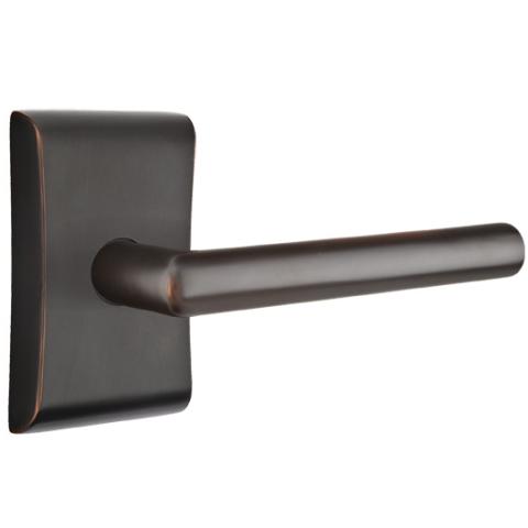 Emtek Stuttgart Door Lever Set with Neos Rose Oil Rubbed Bronze (US10B)