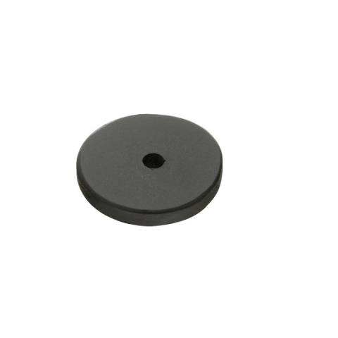 Emtek 86341 Sandcast Bronze Round Backplate Flat Black Patina (FB)
