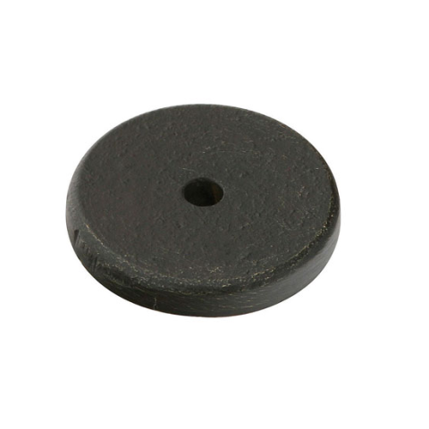 Emtek 86341 Sandcast Bronze Round Backplate Medium Bronze Patina (MB)