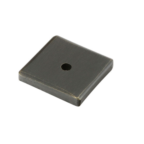 Emtek 8634 Sandcast Bronze Square Cabinet Backplate Medium Bronze Patina (MB)