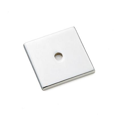 Emtek 86434 Art Deco Square Cabinet Knob Backplate