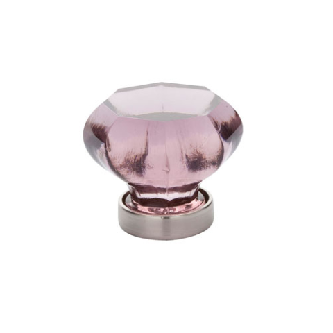 Emtek 86023, 86024 Old Town Violet Cabinet Knob Satin Nickel (US15)