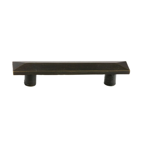 Emtek Sandcast Bronze Pyramid Cabinet Pull Medium Bronze Patina (MB)