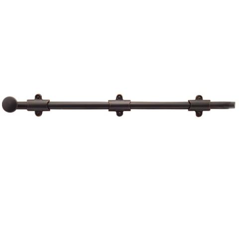 Emtek Solid Brass Surface Bolt 18" Oil Rubbed Bronze (US10B)