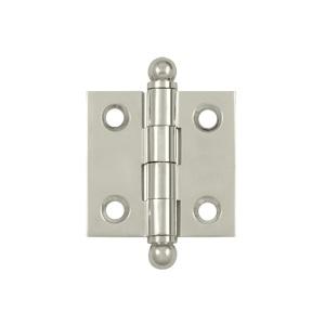Deltana 1 1/2" x 1 1/2" Cabinet Brass Hinges w/Ball Tips (Pair) CH1515