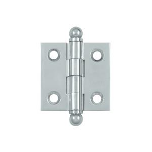Deltana 1 1/2" x 1 1/2" Cabinet Brass Hinges w/Ball Tips (Pair) CH1515