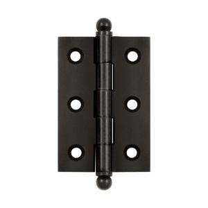 Deltana 2 1/2" x 1 11/16" Cabinet Brass Hinges w/Ball Tips (Pair) CH2517