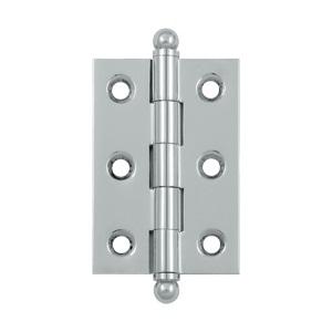Deltana 2 1/2" x 1 11/16" Cabinet Brass Hinges w/Ball Tips (Pair) CH2517