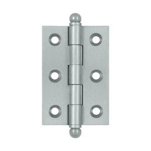 Deltana 2 1/2" x 1 11/16" Cabinet Brass Hinges w/Ball Tips (Pair) CH2517