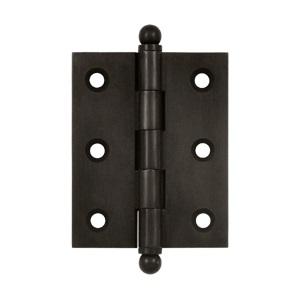 Deltana 2 1/2" x 2" Cabinet Brass Hinges w/Ball Tips (Pair) CH2520