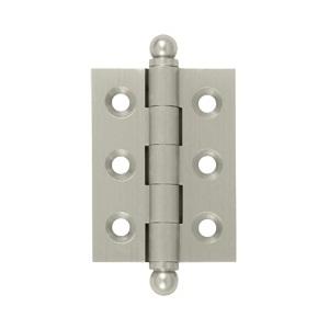 Deltana 2" x 1 1/2" Cabinet Brass Hinges w/Ball Tips (Pair) CH2015