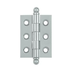 Deltana 2" x 1 1/2" Cabinet Brass Hinges w/Ball Tips (Pair) CH2015