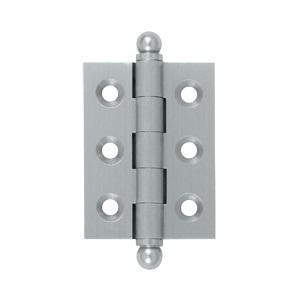 Deltana 2" x 1 1/2" Cabinet Brass Hinges w/Ball Tips (Pair) CH2015