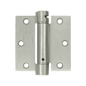 Deltana 3 1/2" X 3 1/2" Square Corner Spring Steel Hinge DSH35